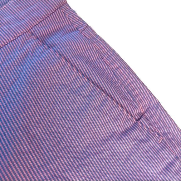 Dunning Golf Everbest Pinstripe Seersucker Flat Front Golf Shorts - Picture 5 of 11